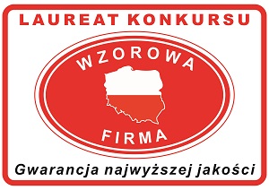 Znak WZOROWA FIRMA w kategorii Lider Transportu Osobowego 04.11.2016