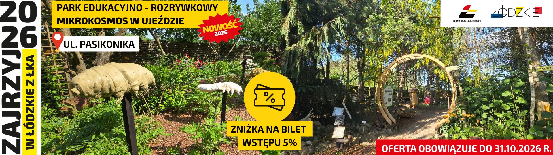 Obrazek przedstawia ofertę Zajrzyj w Łódzkie - Mikrokosmos w Ujeździe