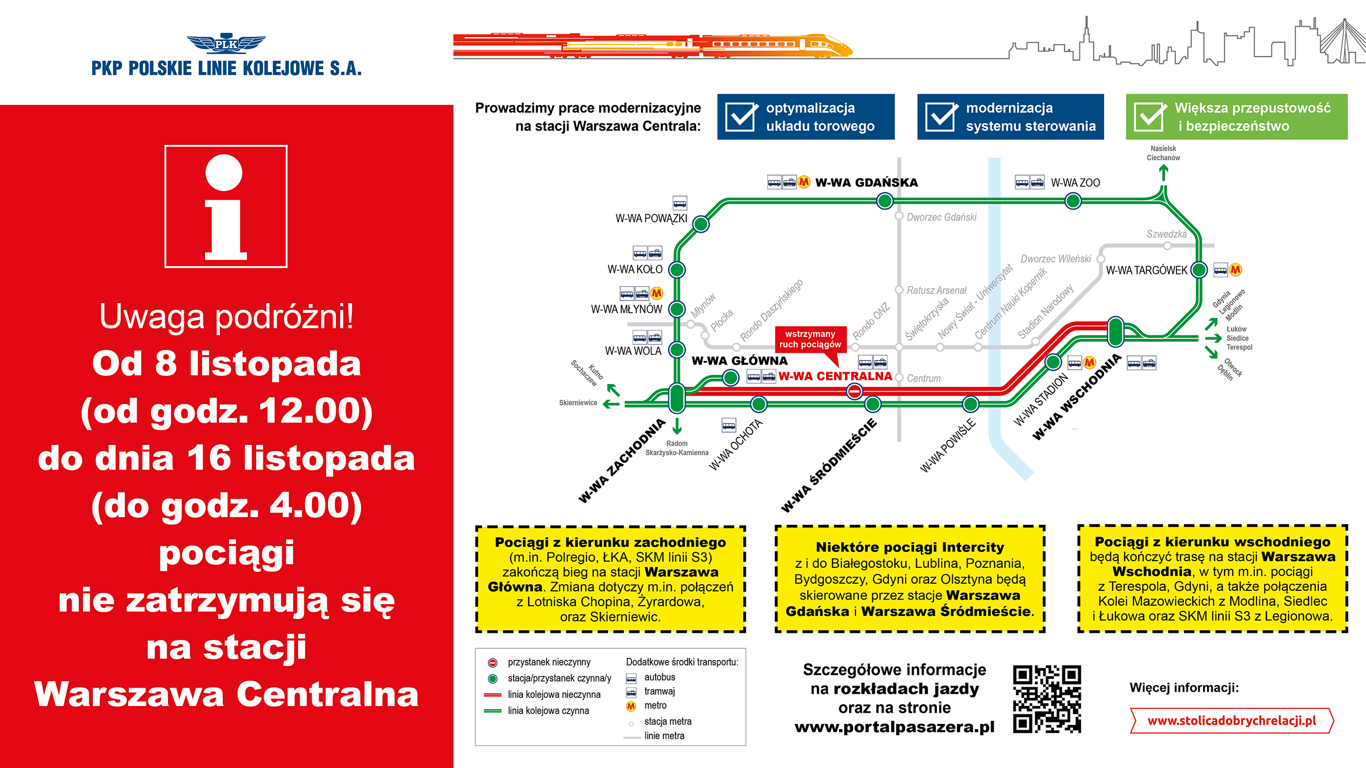 Trapez zmiany ruchu - Warszawa