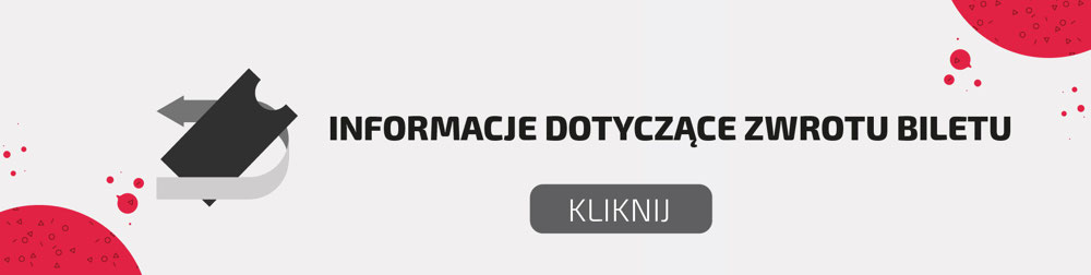 Baner przenoszący do informacji na temat zwrotu biletu